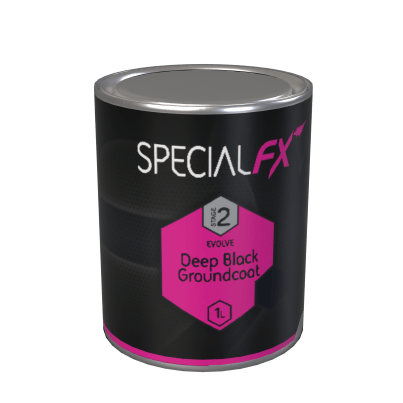 Special FX Evolve Deep Black 2K Groundcoat Paint 1 Litre