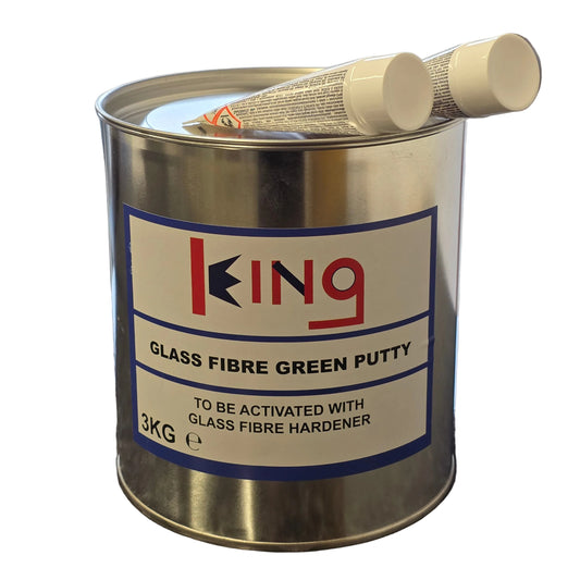 King Fibreglass Filler Putty Green 3KG