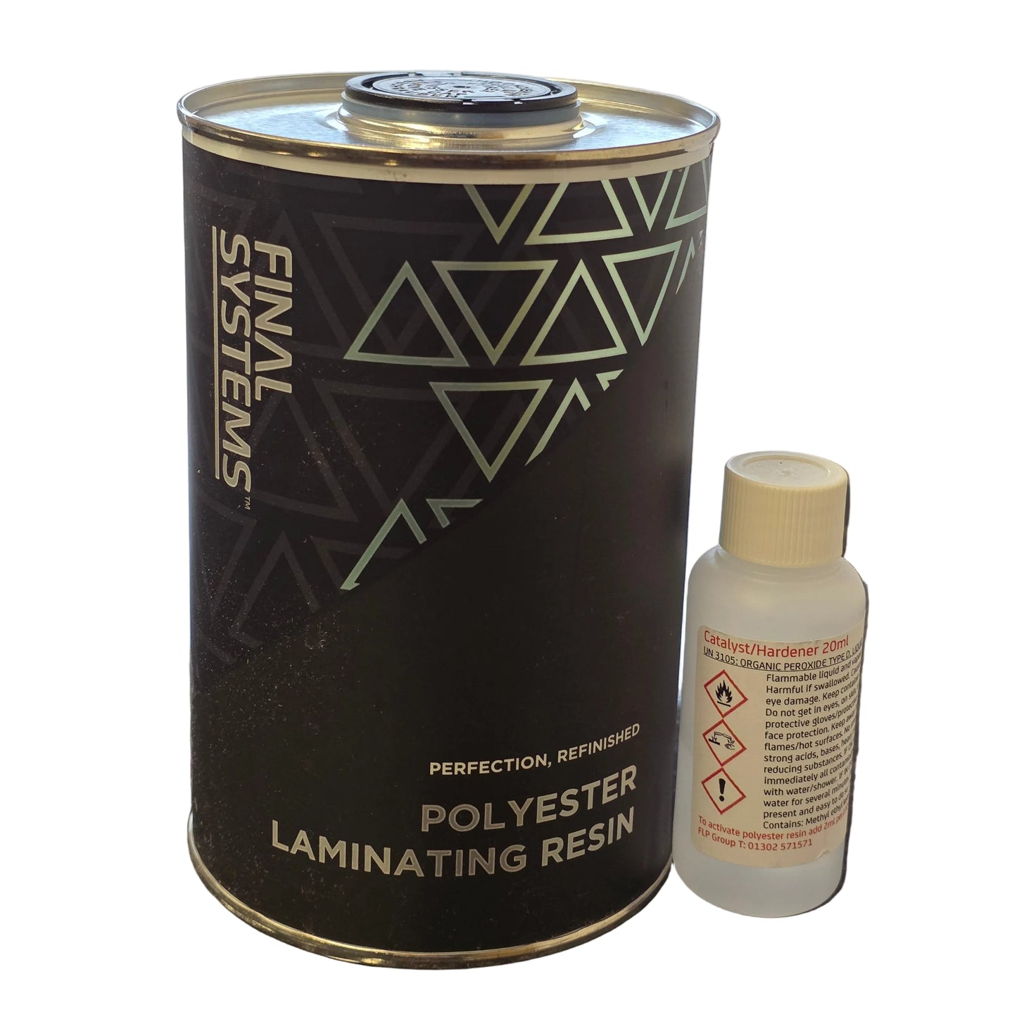 Final Systems Polyester Fibreglass Resin & Catalyst 1.02 Litre Kit
