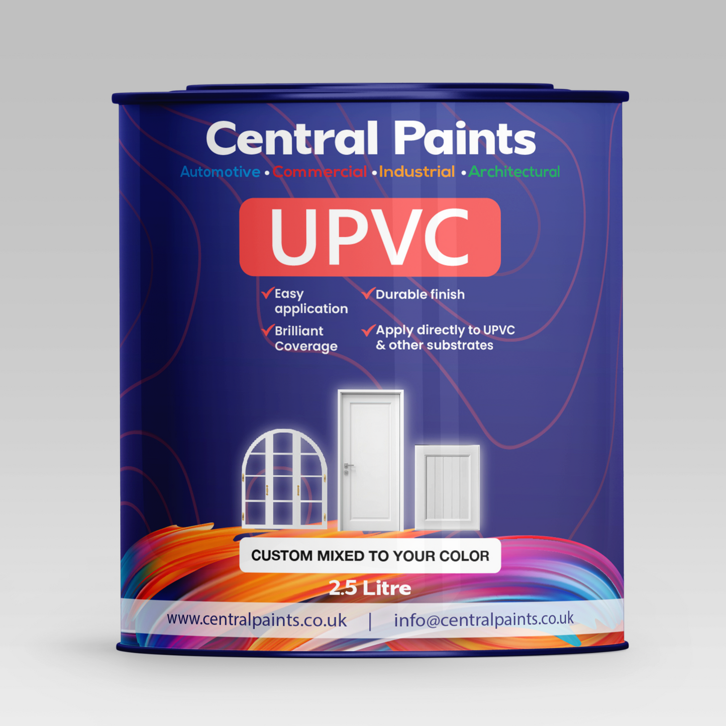 RAL 5000 Violet Blue uPVC PVC Spray Paint For Windows Doors Frames