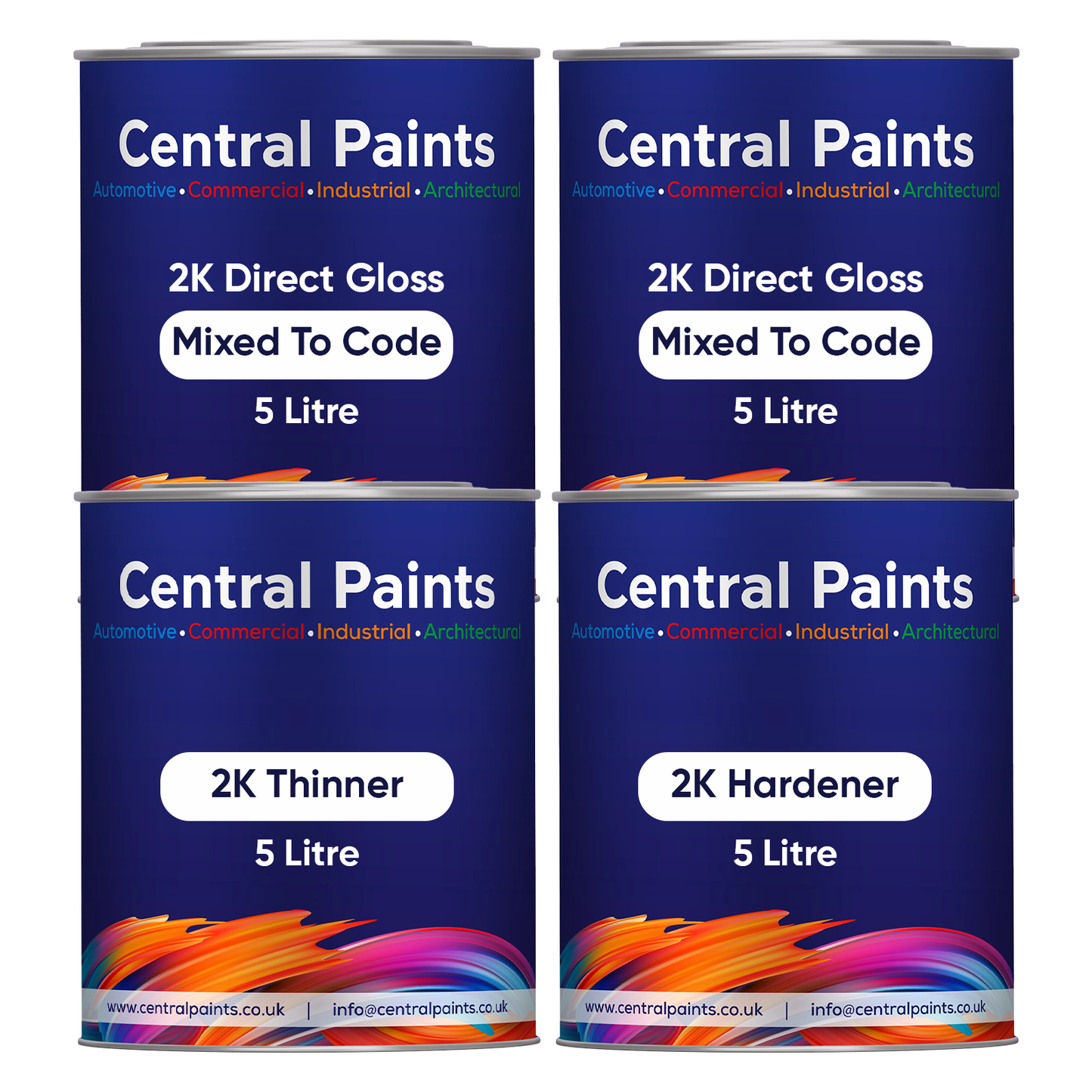Vauxhall 50S Lava Red 2K/2Pack Acrylic Gloss Paint