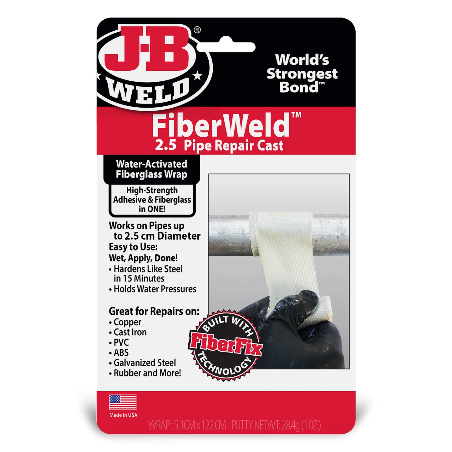 JB Weld Exhaust Weld 1 x 48 Inch Repair Cast