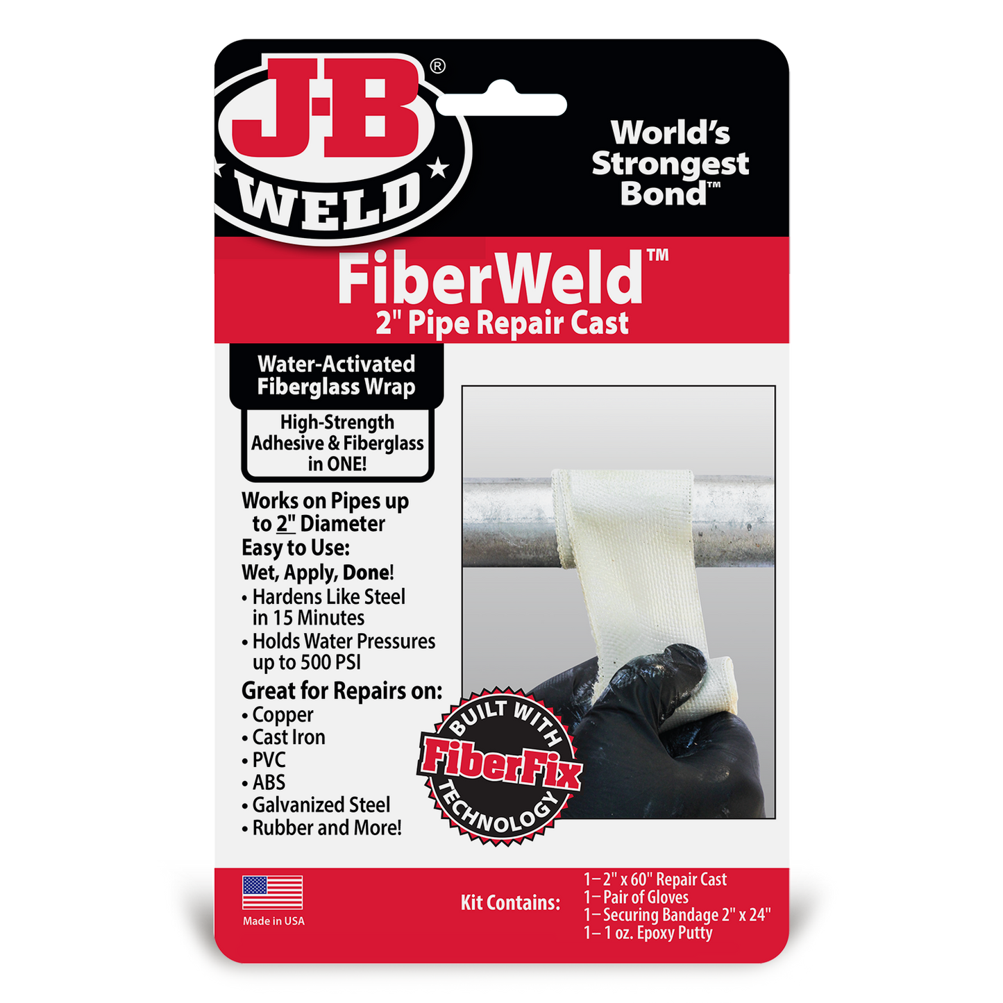 JB Weld Pipe Repair Cast - 2 x 60 Inch