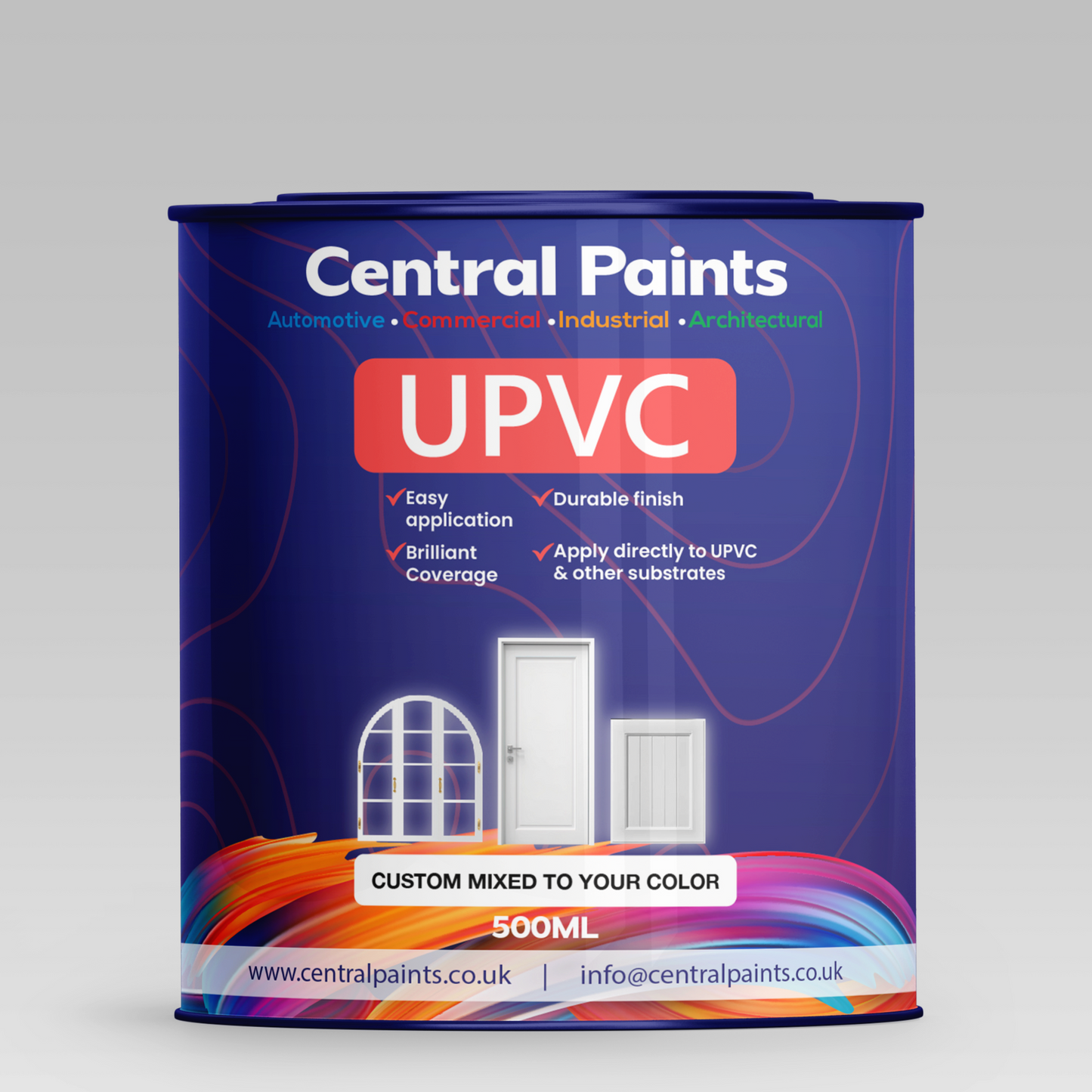 RAL 5024 Pastel Blue uPVC PVC Spray Paint For Windows Doors Frames