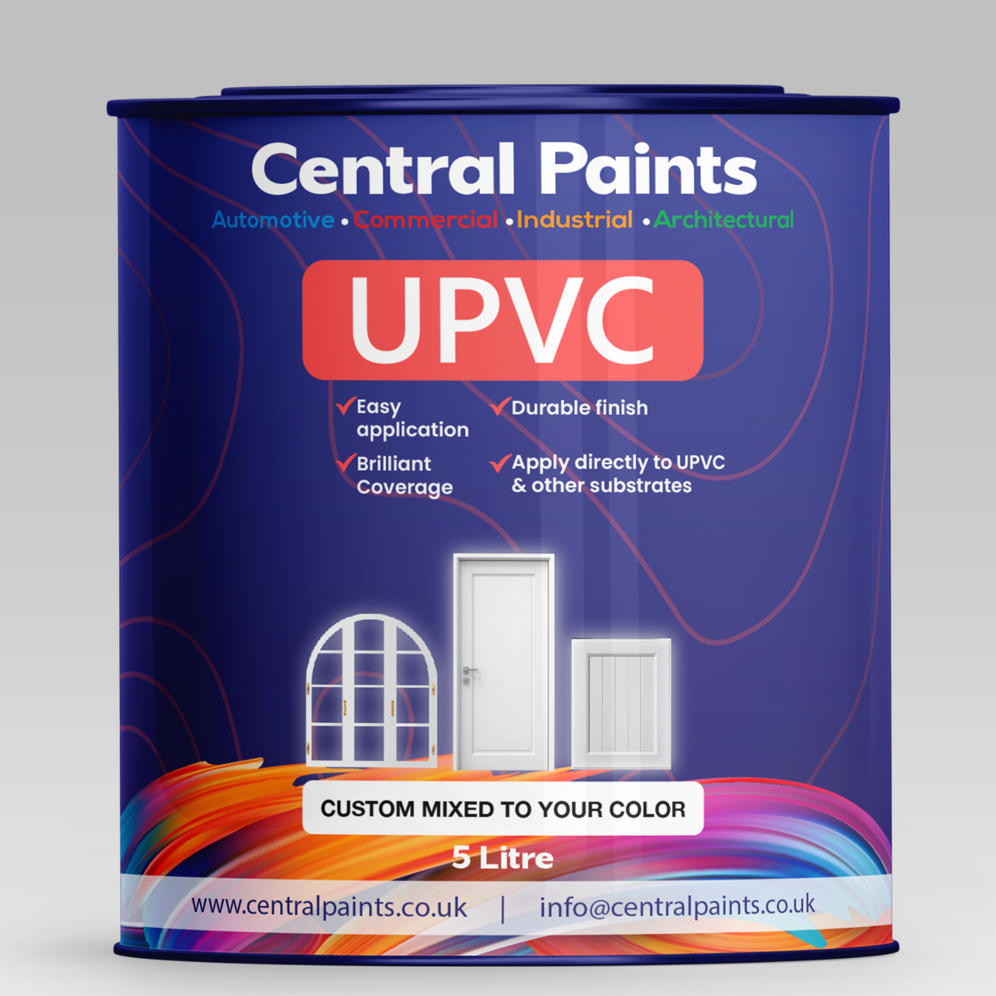 RAL 3005 Wine Red uPVC PVC Spray Paint For Windows Doors Frames