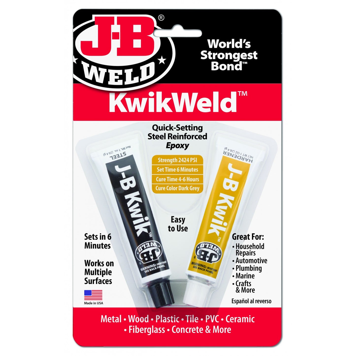JB Weld Kwikweld twin Pack