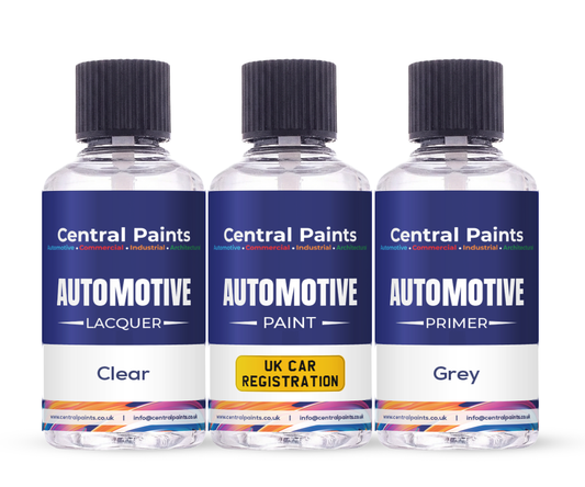Central Paints 30ML Touch Up Bottle & Primer & Lacquer To Registration Number