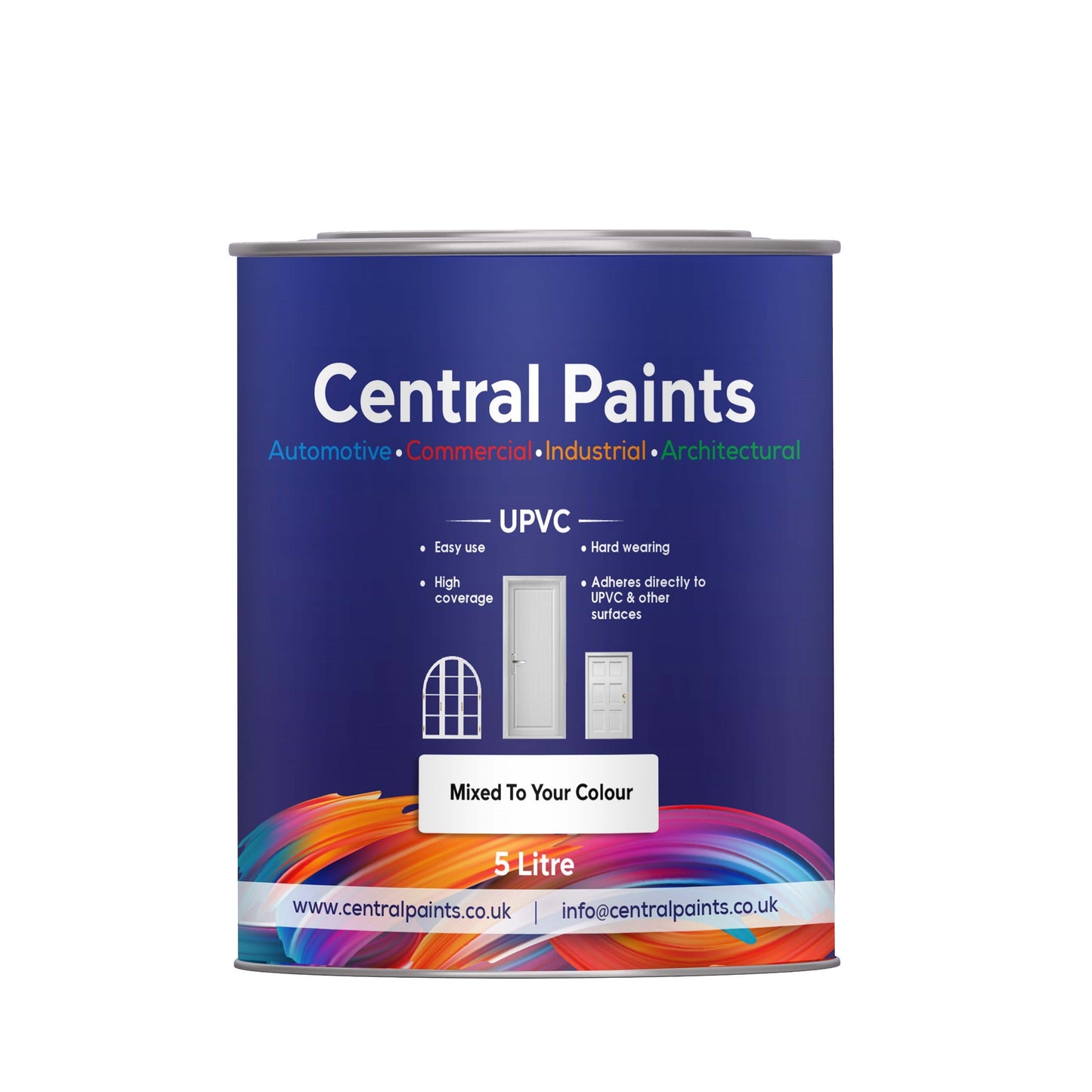 RAL 7016 Anthracite Grey uPVC PVC Brushable Paint For Windows Doors Frames