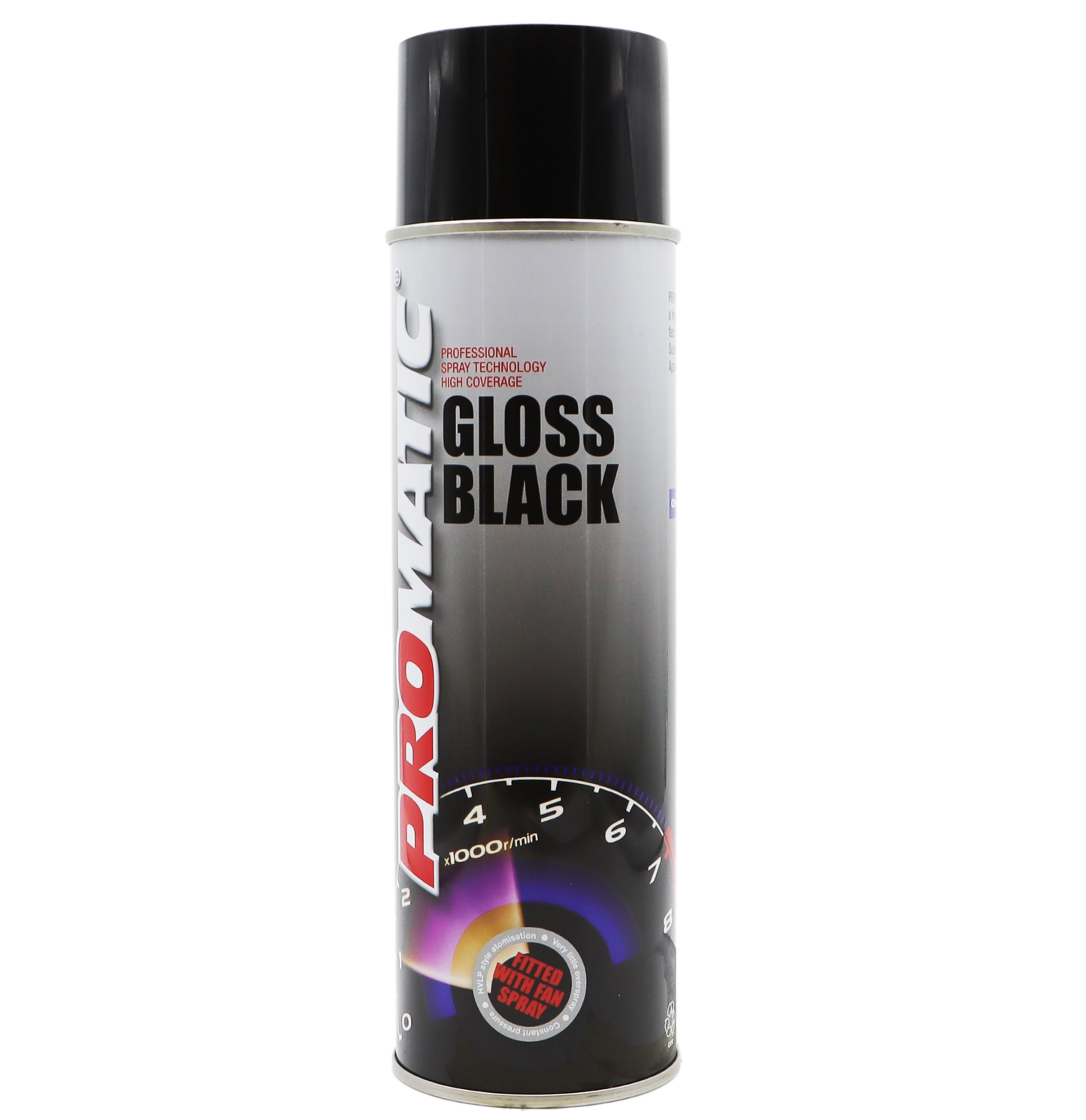 Promatic Gloss Black Paint 500ml Case of 6