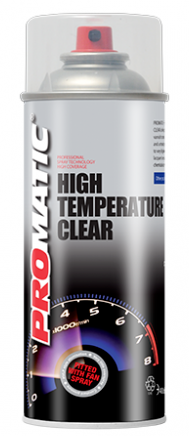 Promatic High Temperature Clear Paint Aerosol 400ML