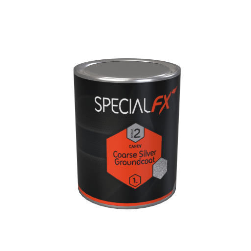 Special FX Candy Basecoat Coarse Silver Ground Coat 1 Litre