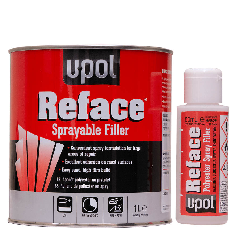 Upol Reface White 2K Polyester Sprayable Filler