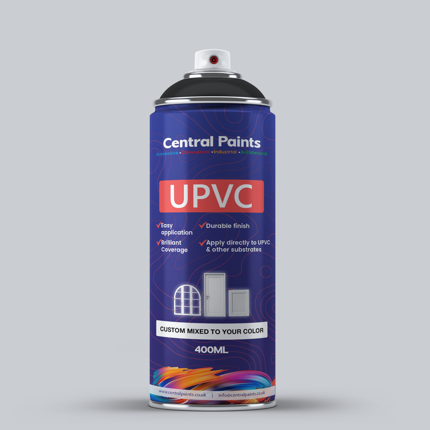 RAL 1028 Melon Yellow uPVC PVC Spray Paint For Windows Doors Frames