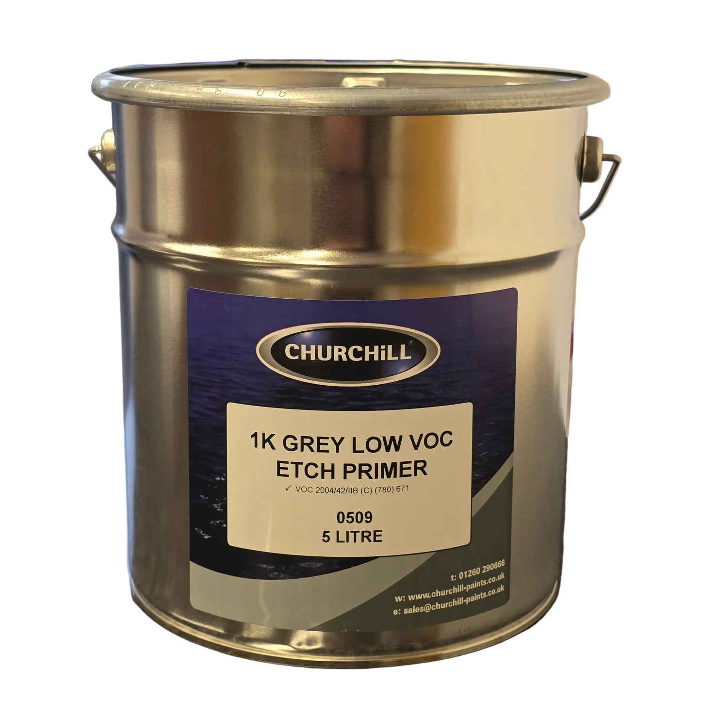 Churchill 1K Low VOC Grey Etch Primer 0509 5 Litre
